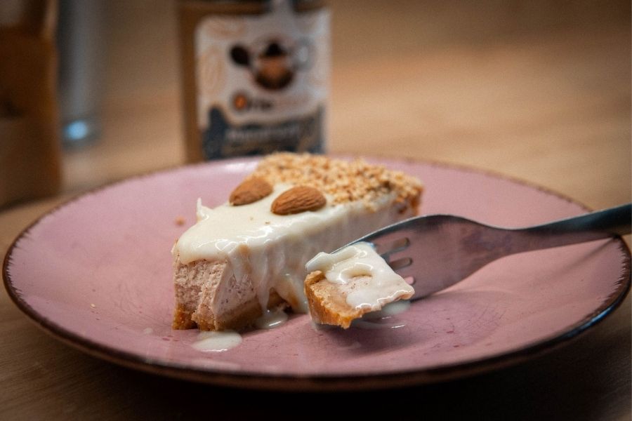 Mandľový cheesecake